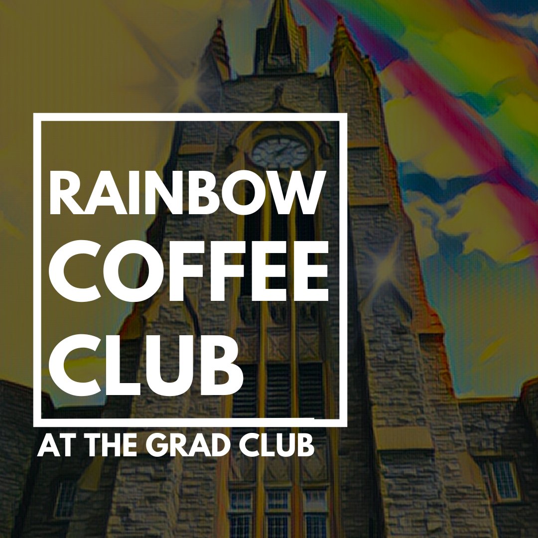 The first Wednesday of every month, the SOGS Pride Commission hosts RAINBOW COFFEE CLUB in the Grad Club boardroom! Come by for free coffee/tea and great conversation with new queer friends. Register: docs.google.com/forms/d/e/1FAI…

#gradlifewesternu #westernuniversity