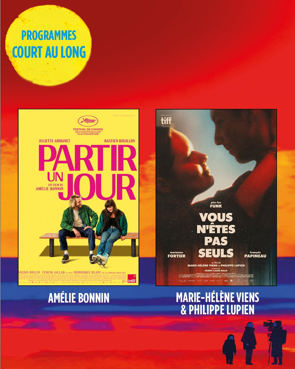 offcourts's tweet image. Les programmes du court au long 2025 ! 🎬

Cette année, cap sur deux réalisateurs québécois·es Marie-Hélène Viens et Philippe Lupien, et la réalisatrice française Amélie Bonnin.

Venez découvrir leurs univers le Lundi 8 septembre à 13h30 &amp;amp; mercredi 10 septembre à 20h