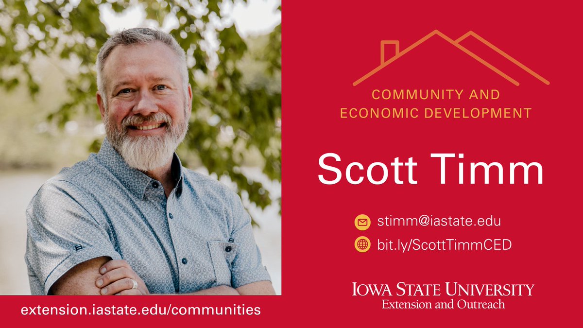 🌟 #StaffSpotlight 🌟
Say hello to Scott Timm, one of our passionate Community Development Specialists! 

📣 Want to connect or learn more about Scott’s work?
Check out his bio:ow.ly/KxrI50Ww7Bw

#StrongIowa #staffhighlight