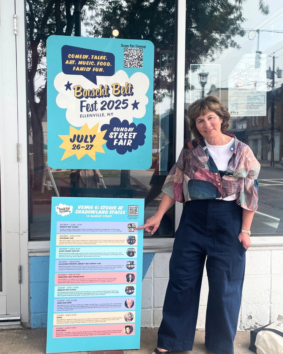 bethfarber_'s tweet image. I loved performing at the Borscht Belt Festival which celebrates the culture and history of the Catskill resorts where stand-up was born. Long live comedy and may it help us survive the times we live in as it has for so many others in the past.

@borschtbelt