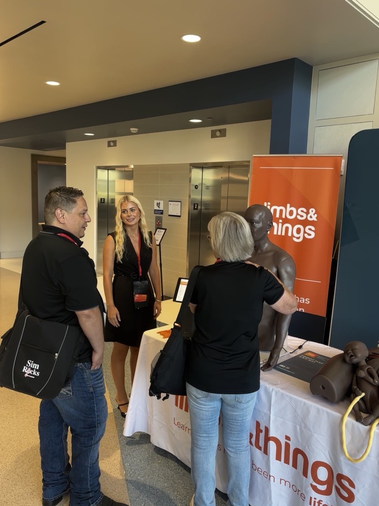 LimbsandThings1's tweet image. Smart tech in action at #SimGHOSTS2025 ✨ Augmented Reality: Included for free with Prompt Flex Simulators to boost anatomical understanding and CaRE&apos;s isolated heart &amp;amp; lung sounds support beginners before advancing to clinical cases.

#medicalsimulation #simtech
