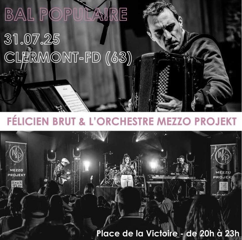 Olivier Bianchi (@olivierbianchi1) on Twitter photo 🎶 𝐑𝐞́𝐜𝐢𝐭𝐚𝐥 𝐬𝐨𝐥𝐨 au conservatoire puis 𝐁𝐚𝐥 𝐩𝐨𝐩𝐮𝐥𝐚𝐢𝐫𝐞 Place de la Victoire : c’est demain à l’occasion du <a href="/LeTourFemmes/">Le Tour de France Femmes avec Zwift</a> !
🪗 Merci à <a href="/FelicienBrut/">Félicien Brut</a>, accordéoniste de génie, de nous faire l’honneur de ces concerts dans sa ville natale de #ClermontFerrand ! 🎶 𝐑𝐞́𝐜𝐢𝐭𝐚𝐥 𝐬𝐨𝐥𝐨 au conservatoire puis 𝐁𝐚𝐥 𝐩𝐨𝐩𝐮𝐥𝐚𝐢𝐫𝐞 Place de la Victoire : c’est demain à l’occasion du <a href="/LeTourFemmes/">Le Tour de France Femmes avec Zwift</a> !
🪗 Merci à <a href="/FelicienBrut/">Félicien Brut</a>, accordéoniste de génie, de nous faire l’honneur de ces concerts dans sa ville natale de #ClermontFerrand !
