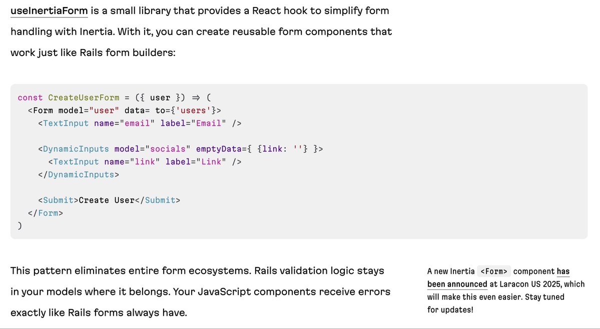 Irina Nazarova (@inazarova) on Twitter photo Let’s talk about Inertia Rails patterns beyond basics: partial reloads, modals, forms, type safety, realtime with Action Cable. It’s ready in the new amazing post by <a href="/skryukov_dev/">Svyatoslav Kryukov</a> 🙌 on Martian Chronicles:
evilmartians.com/chronicles/sim… Let’s talk about Inertia Rails patterns beyond basics: partial reloads, modals, forms, type safety, realtime with Action Cable. It’s ready in the new amazing post by <a href="/skryukov_dev/">Svyatoslav Kryukov</a> 🙌 on Martian Chronicles:
evilmartians.com/chronicles/sim…