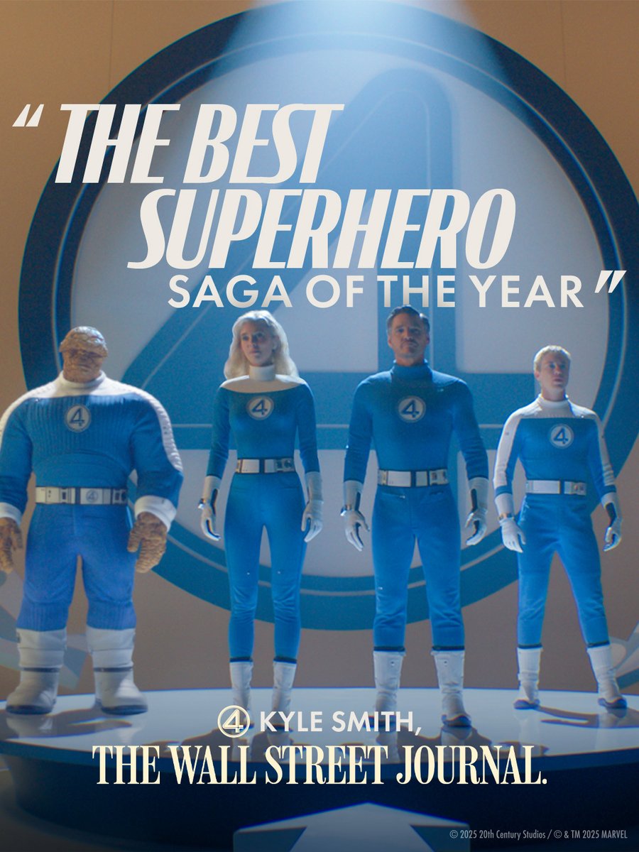Don't miss this "spectacular on an #IMAX screen" experience. Get your tickets for The #FantasticFour: First Steps: loom.ly/61BCMko