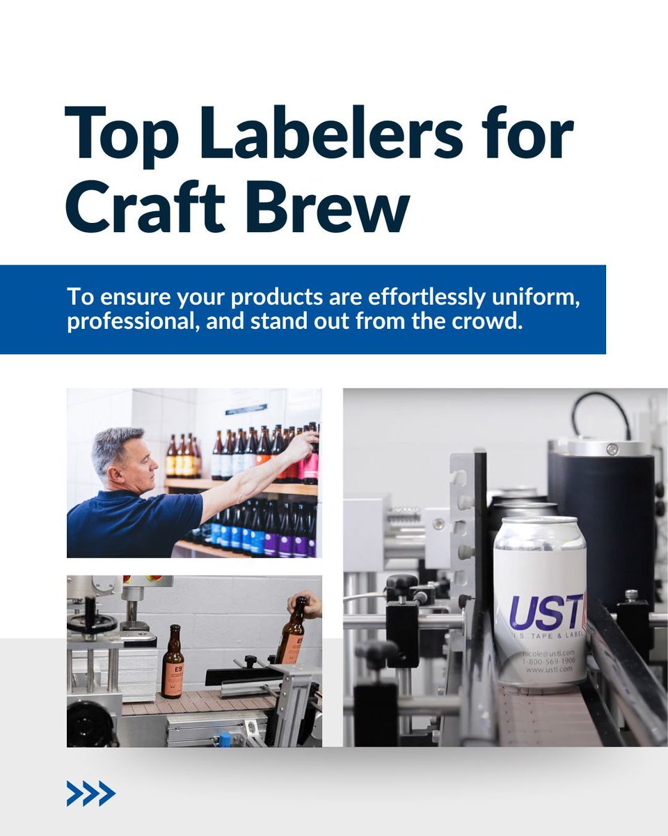 PACKLEADERUSA's tweet image. Your beer deserves a quality label.

Whether you’re canning IPAs or bottling a new seasonal stout, we have labeling solutions that fit your production size.

See how these systems can help you label like a pro.

🔗 hubs.ly/Q03sMHV20

#craftbrew #labeling #beerlabels