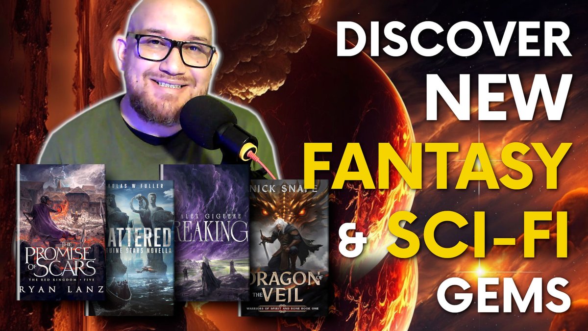Today I show you many books to discover, and authors to follow. My latest video is full of unmissable gems!
Authors mentioned and links below!