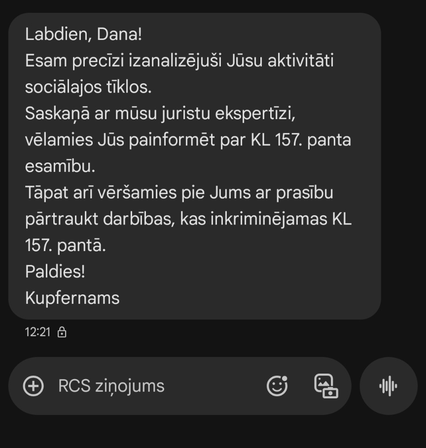 🤣 Kupfernama sāga turpinās!