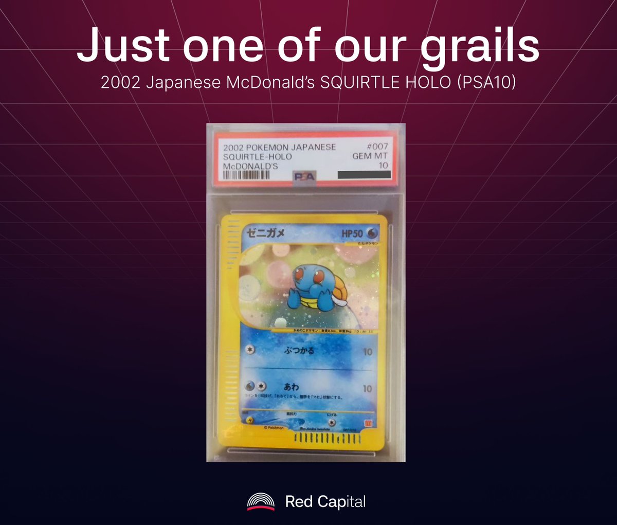 This card is making waves in the Japanese vintage scene. 🌊

Hard to believe we picked it up several months ago. 
Current value: $4000.

At Redcap, we move early and there's still time for you to be part of it.