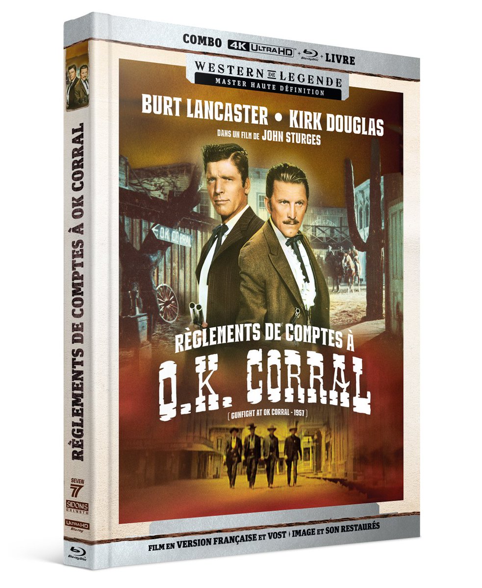 leloupceleste's tweet photo. Dès le 16 octobre via @SidonisCalysta, « Règlements de comptes à O.K. Corral » 🌵 va dégainer une édition #Digibook limitée #4KUltraHD. Préparez vos Colts ! #WeLovePhysicalMedia 📀 https://t.co/EAKb5Cqwew