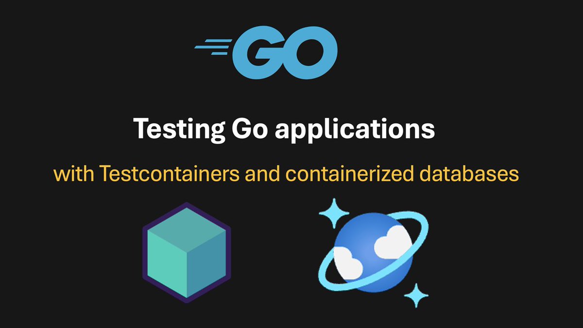 Go devs, rejoice! 🎉 Integration testing just got cleaner with Testcontainers + containerized DBs. Say goodbye to flaky tests and hello to repeatable magic. 🧪 #GoLang
🔗 msft.it/6011s18E9