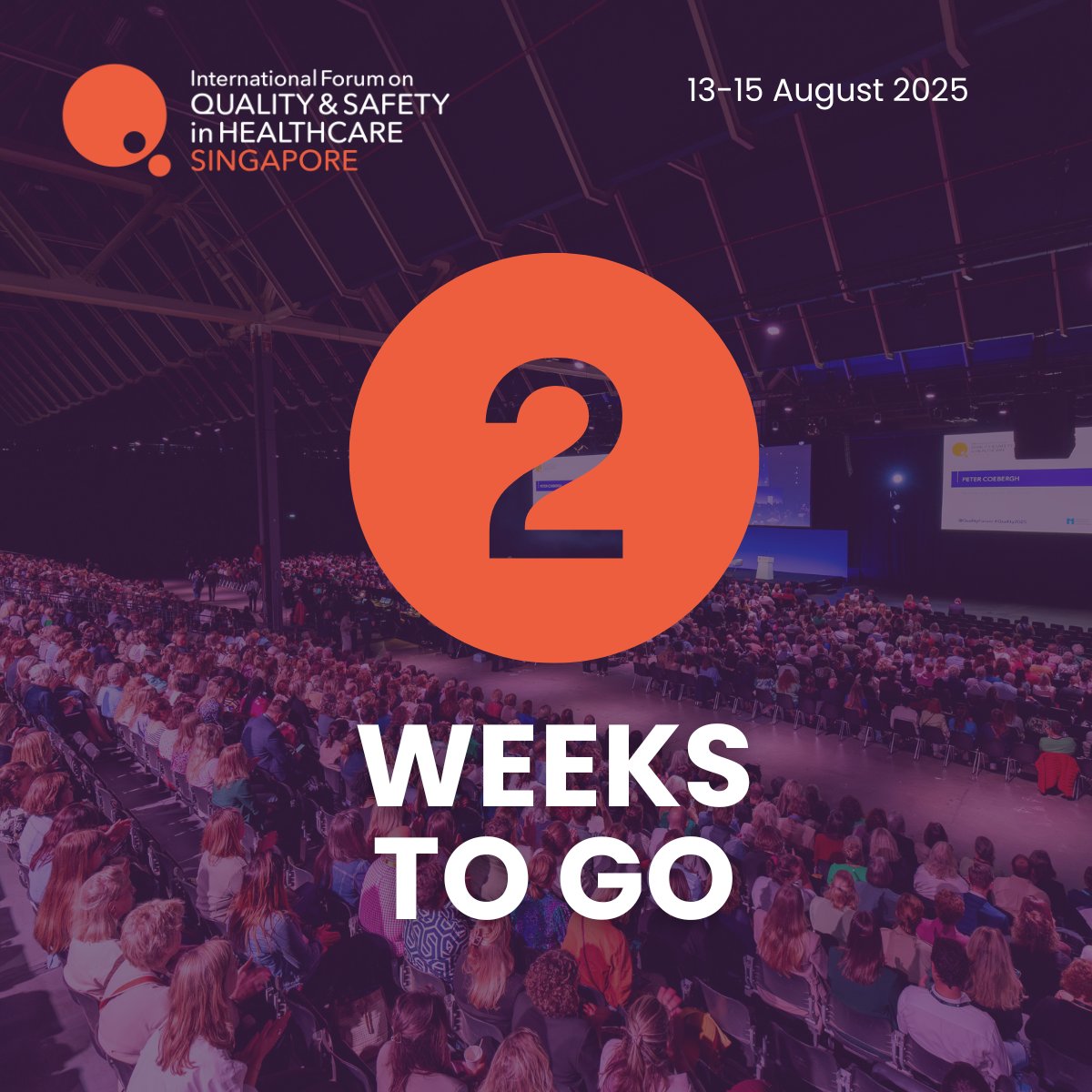 Just 2 weeks until #Quality2025 #Singapore!
3 &amp; 2-day tickets are SOLD OUT but you can still attend on Day One or Online. 

Don’t miss out: bit.ly/4m8kfca