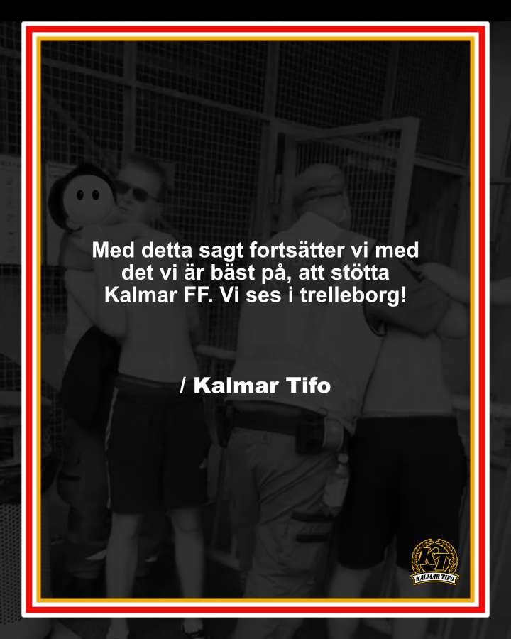 KalmarTifo's tweet photo. KOMMUNIKÉ https://t.co/IykN5diqyZ