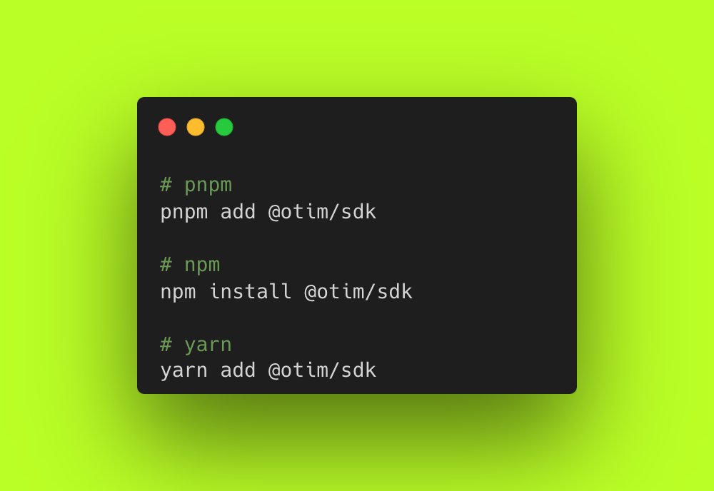 We're excited to announce the beta release of the Otim TypeScript SDK v0.1!

Build trustless automated executions into your apps and wallets with less than 10 lines of code.