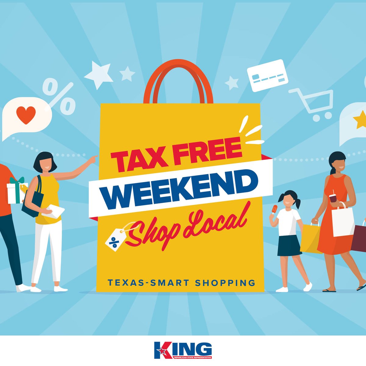 Tax-Free Weekend is a good time to grab what your kids need for school—without Austin taking a cut.

It runs August 8th - August 10th.

Teachers, parents, and students: I’ll keep working to make sure our schools have the funding and resources they need to succeed.