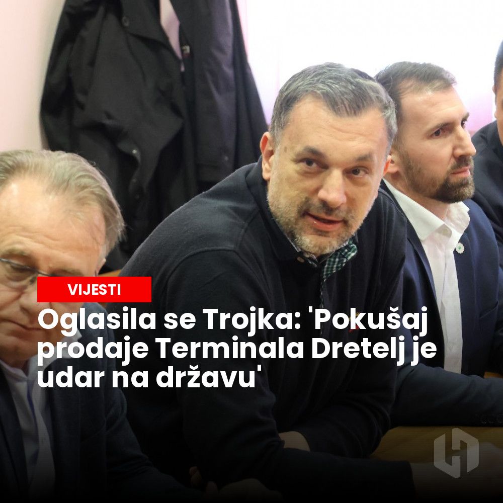 Zastupnici Trojke pozivaju na hitnu reakciju zbog planirane prodaje Terminala Dretelj, ističući važnost zaštite državne imovine u BiH. - bit.ly/3ITwJGm

#TerminalDretelj #DržavnaImovina #Trojka