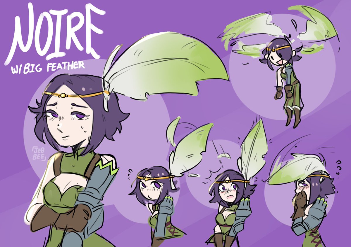 Noire with a BIG FEATHER
#FireEmblem