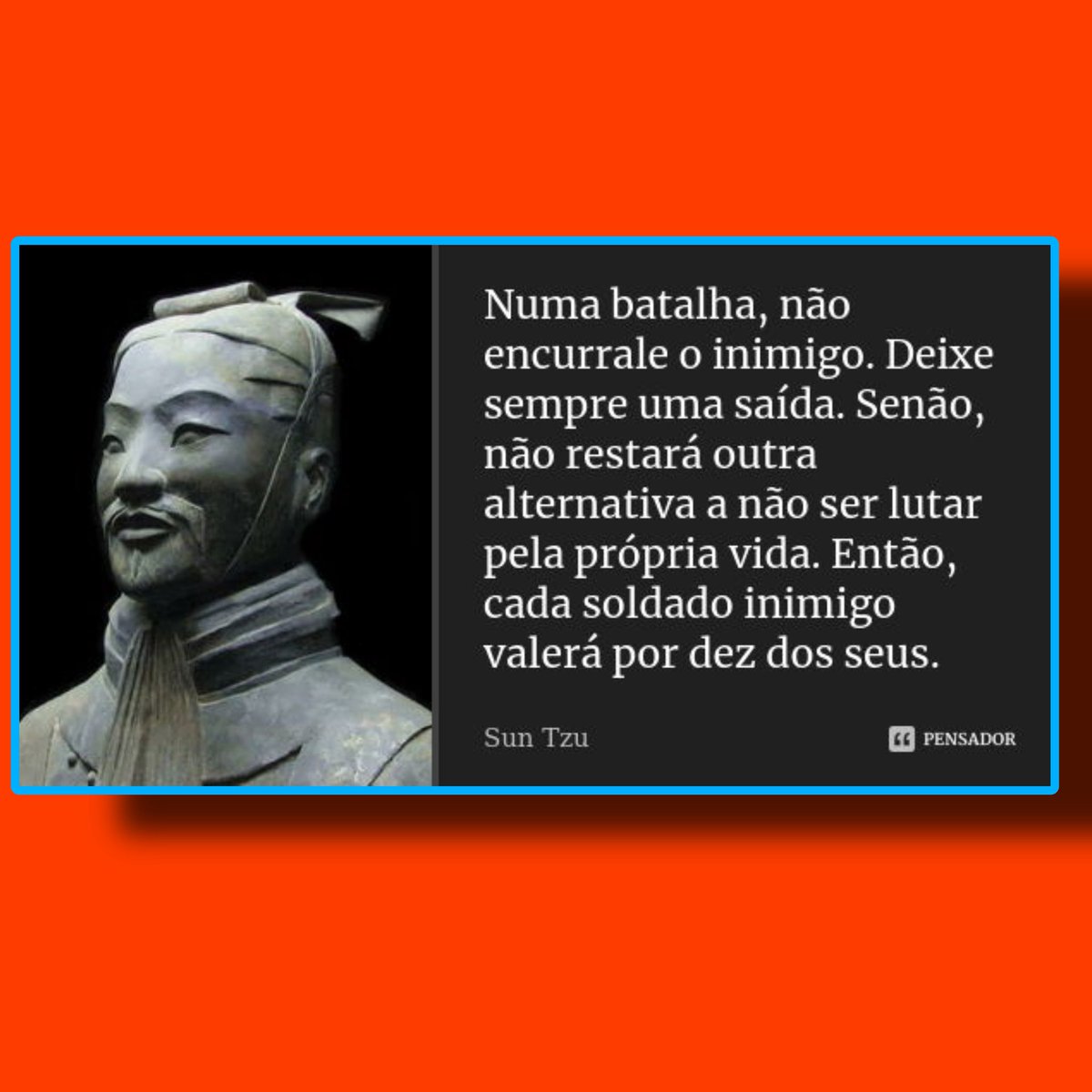 BolsonaroSP's tweet photo. Quero justiça, não vingança.

E a justiça vai chegar, de um jeito ou de outro. Só espero que venha da forma menos dolorosa possível. Se for assim, ela também virá mais rápida.

Não confundam estratégia com fraqueza. Comparar o que estamos fazendo com a “carta do Temer” é um erro infantil. Fiquem calmos: sei que Alexandre de Moraes não tem compaixão nem misericórdia - e é justamente por isso que ele vai cair. Se outras autoridades quiserem cair junto, é escolha delas. Isso não vai nos parar.

Não tivemos outra saída e aprendemos com o erro do adversário: nunca encurrale seu inimigo, senão sua única alternativa será lutar por sua vida. Mais uma vez: nossa guerra é por justiça e liberdade, não por vingança. Agir com o fígado não é racional.