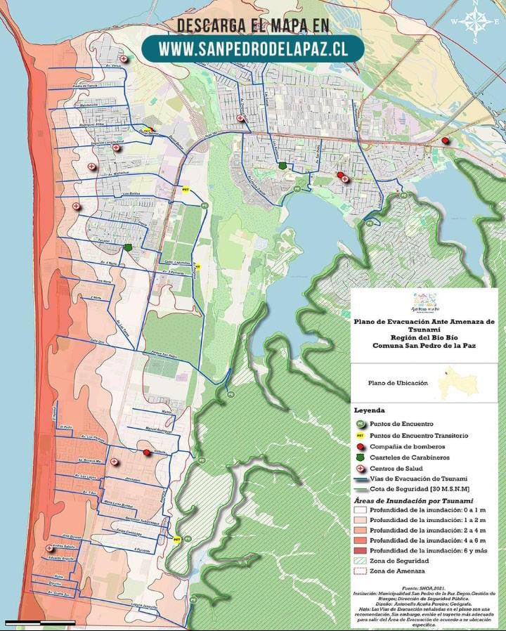Cristofer Espinoza (@cespinozaq) on Twitter photo San Pedro de La Paz es una de las comunas más pobladas que debe evacuar: Así se distribuyen las vías de salida desde la Costa. En rigor desde Los Batros-Michaihue al sur deben salir hacia el lado contrario de la Ruta 160 <a href="/Cooperativa/">Cooperativa</a> San Pedro de La Paz es una de las comunas más pobladas que debe evacuar: Así se distribuyen las vías de salida desde la Costa. En rigor desde Los Batros-Michaihue al sur deben salir hacia el lado contrario de la Ruta 160 <a href="/Cooperativa/">Cooperativa</a>