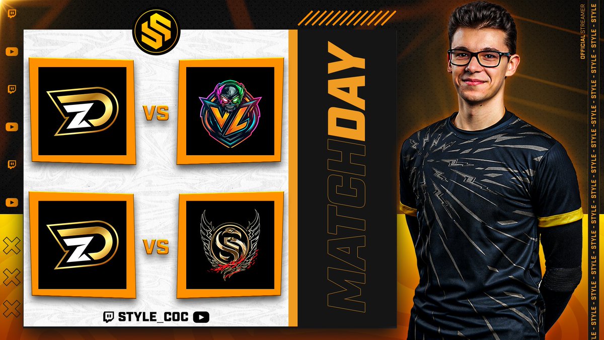 🥳 LIVEEEEEEE!

Doble Guerraza para el Día de Hoy! 😍

🏆 GCC - ETH

✅ DIZI x STMN 🆚 Vortex Lunatic
✅ DIZI x STMN 🆚 Synchronic

Último Stream desde este Set Up hasta Septiembre! 💔

🟣 twitch.tv/style_coc
🔴 youtube.com/live/CGve5FFTY…