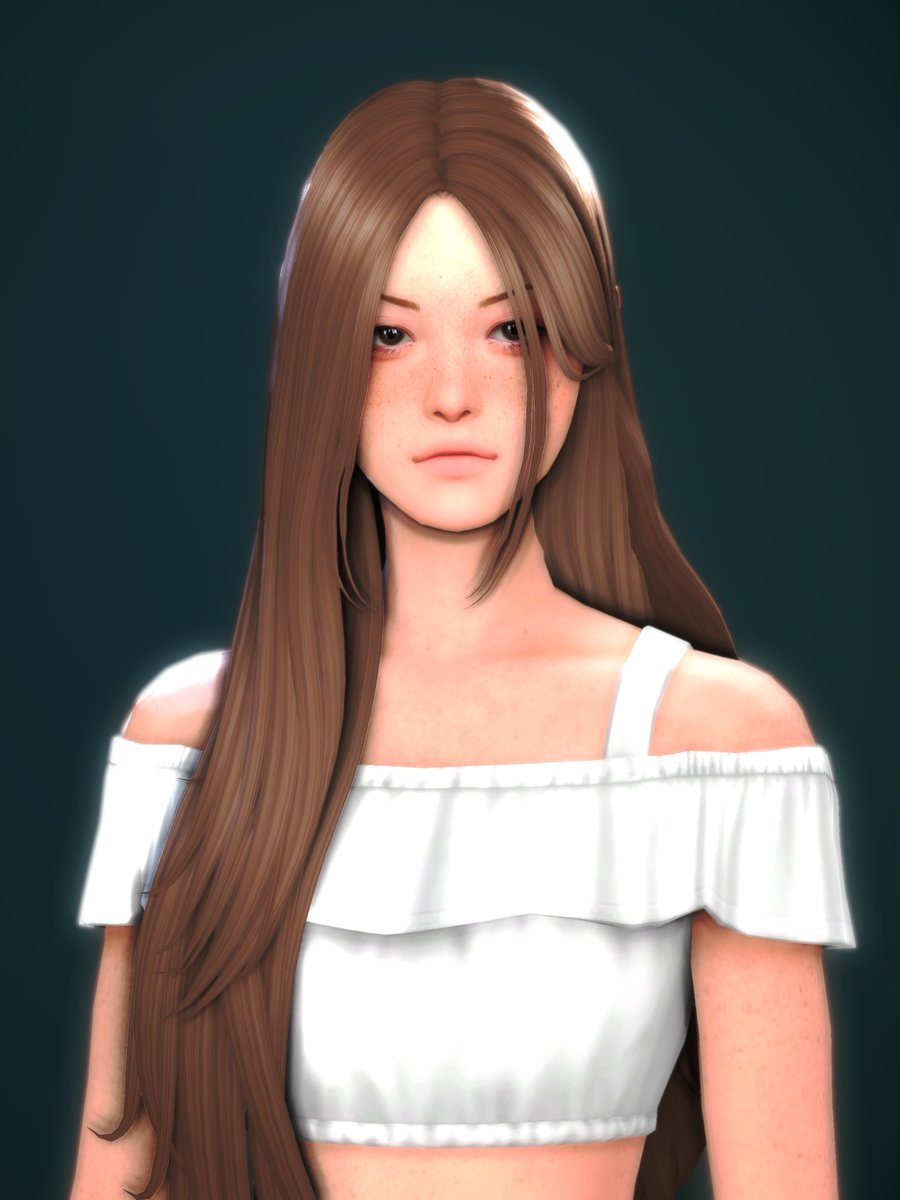 another hair cc i made! will be released next month ✨ #TheSims4
