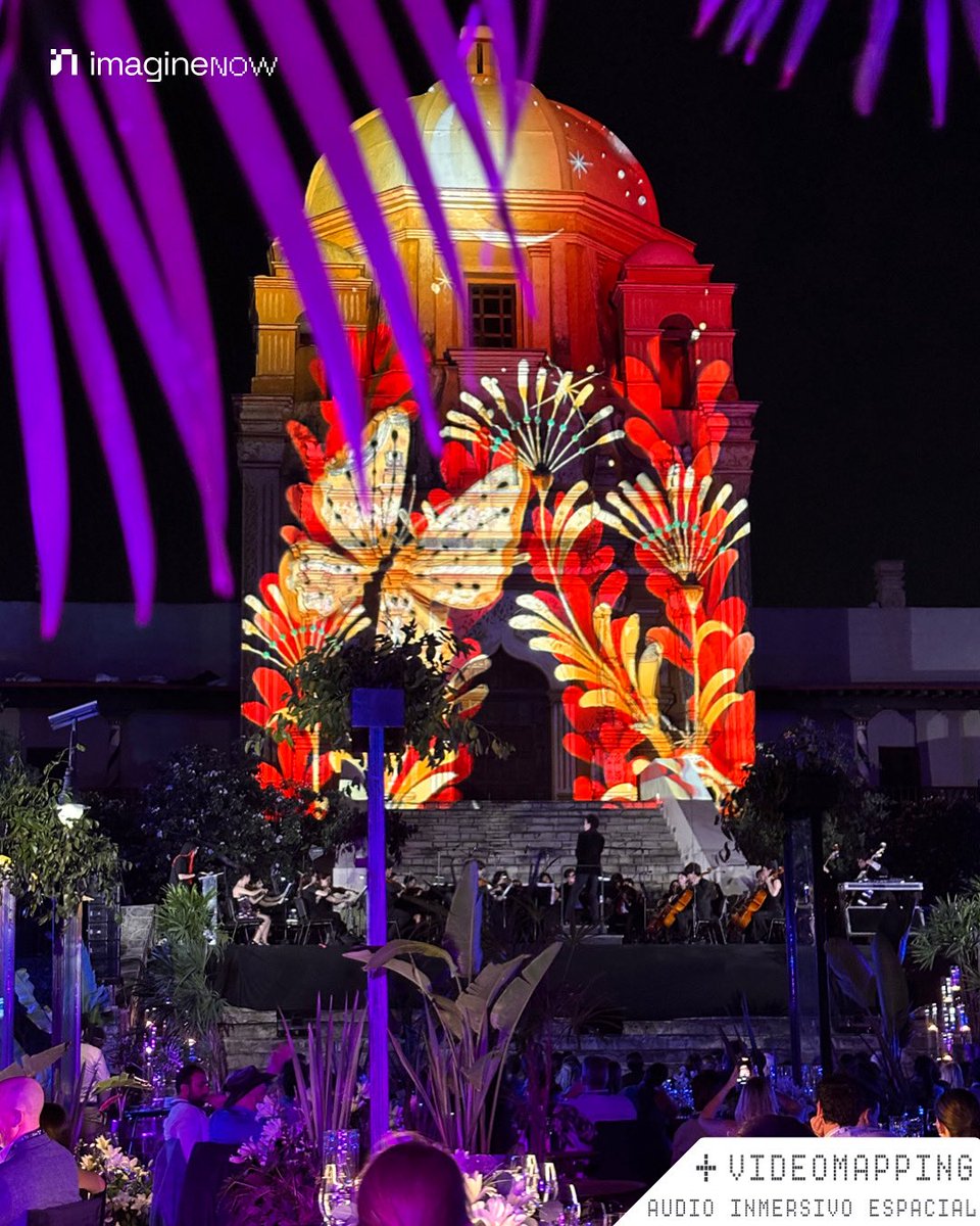 Omarsernatech's tweet image. Let’s do this… audio inmersivo híper realista espacial más videomapping más orquesta en vivo… 

A volar !!!

#Videomapping 
#Show