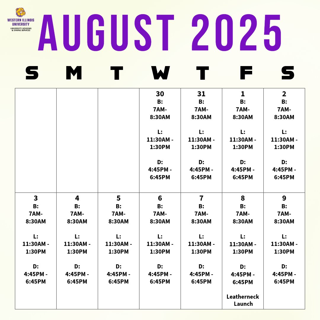 Updated meal times: effective today lunch will be 11:30AM - 1:30PM!