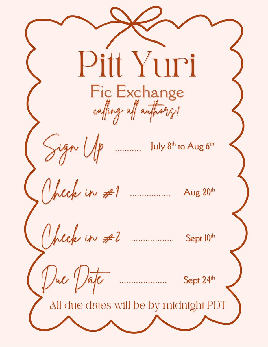 Pitt Yuri Fic Exchange ౨ৎ tweet media