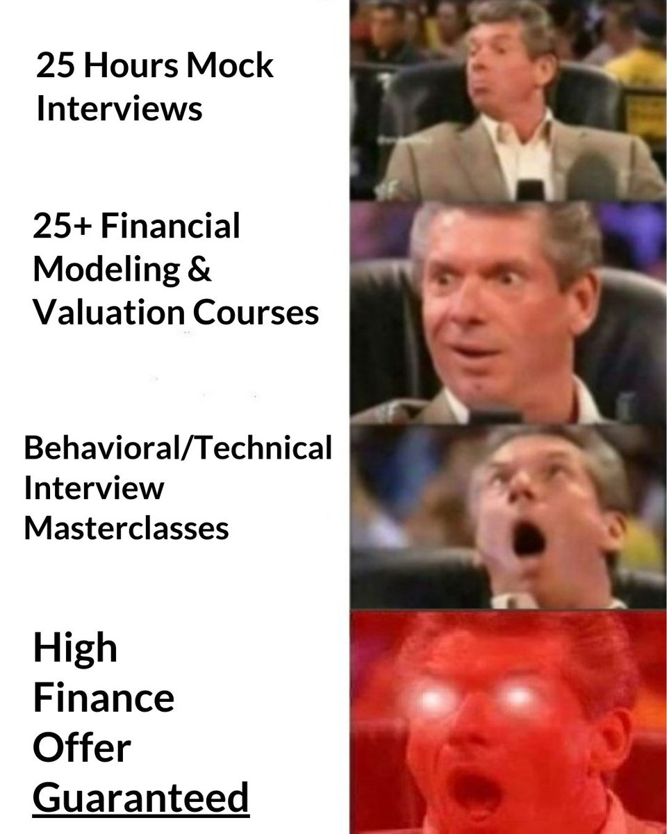 Struggling with networking? Didn’t go to a target school? 🚨 Low GPA?

✅ At WSO, we’ve helped thousands of students from all backgrounds overcome the odds and land offers at top investment banks, private equity firms, and hedge funds. 💼📊

👉 Apply to WSO Academy now and start