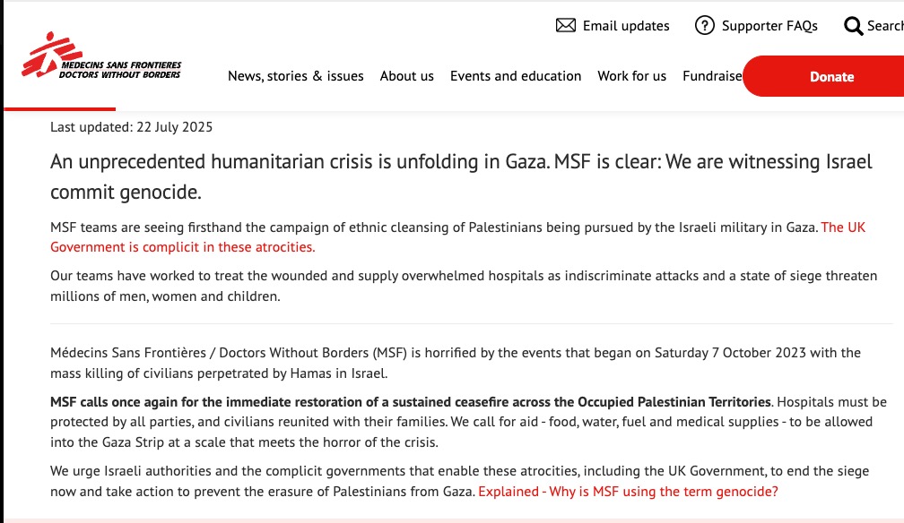 Pathetic from <a href="/BernieSanders/">Bernie Sanders</a>. If Marjorie Taylor Greene can join the consensus of international human rights organizations in calling this genocide what it is, why can't you?