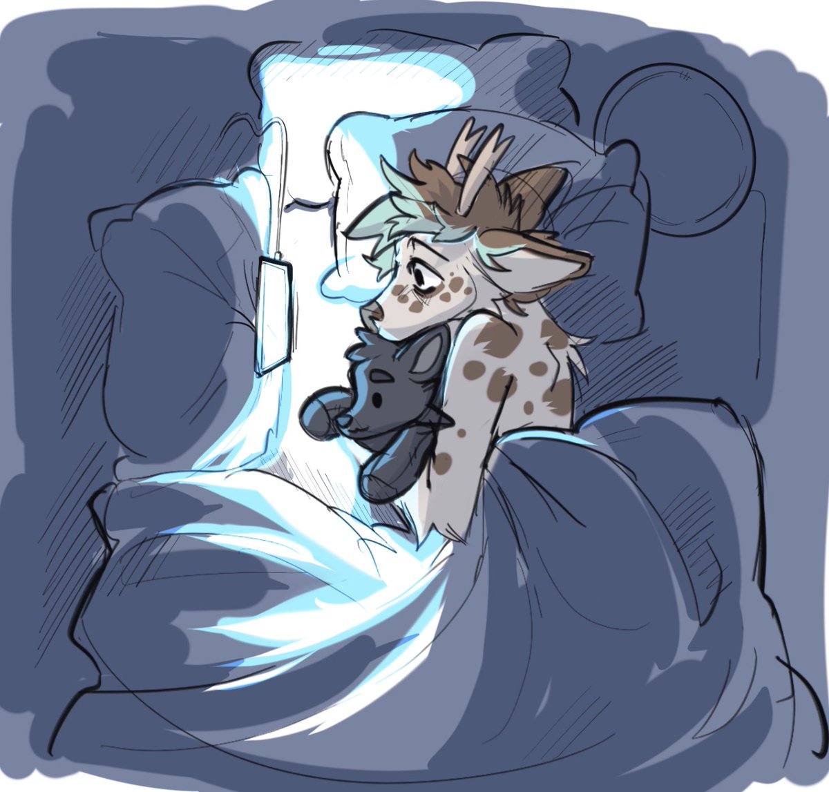 staying up late watching scary YouTube videos