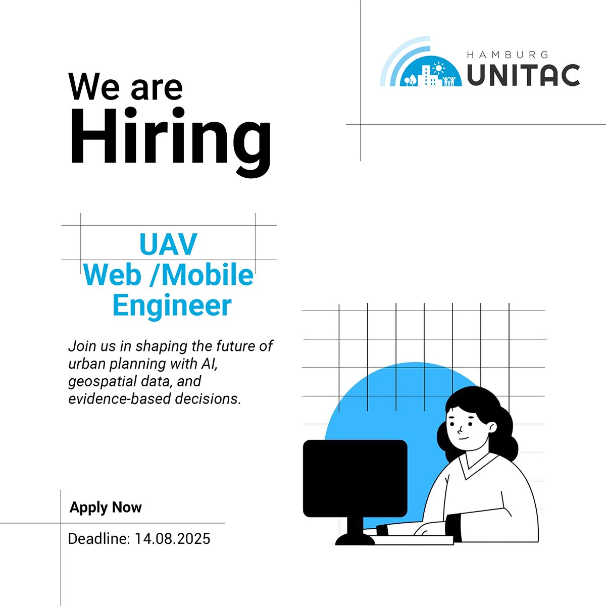 📢 Job alert – UAV Web/Mobile Engineer

#UNITAC is #hiring a UAV Web/Mobile Engineer to support us with our ongoing projects.
The position is remote (Europe based) and on a 4-6 month contract basis.
Application deadline: 14 August 2025
For details visit: unitac.un.org/uav-web-mobile…