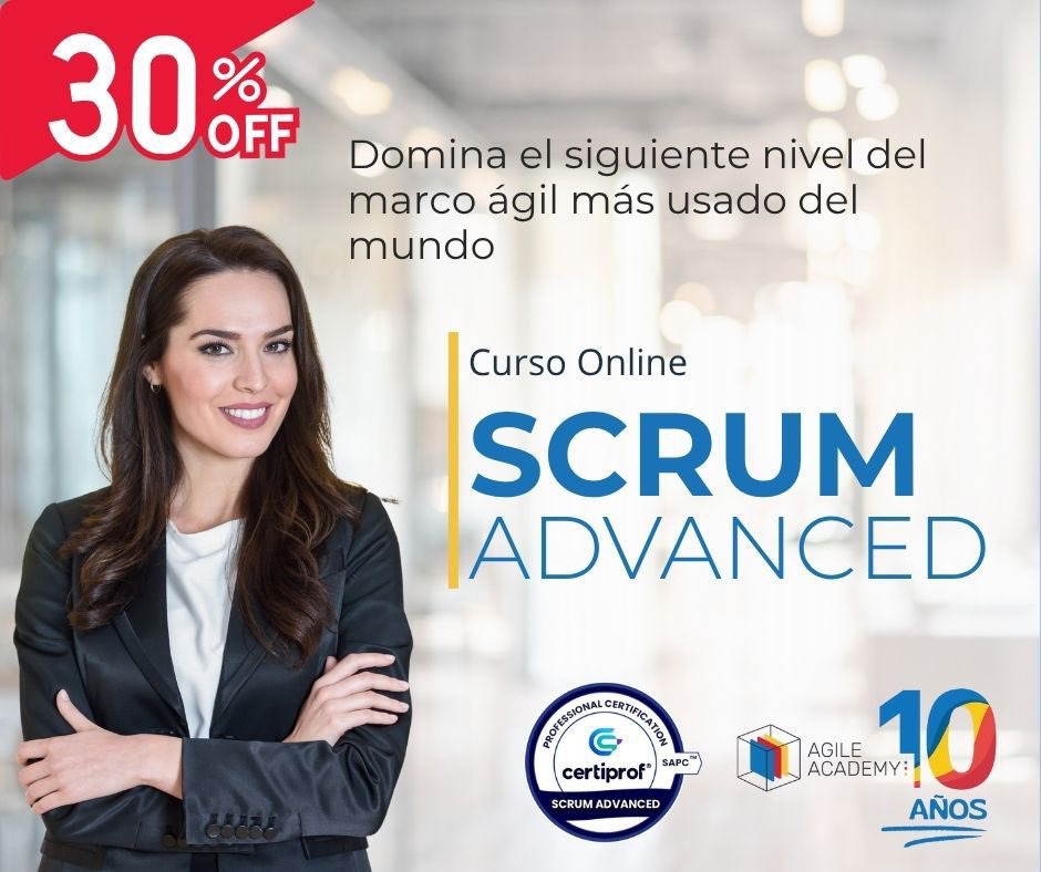 Día 6 de promociones en nuestros cursos  #unadecadaAgileAcademy