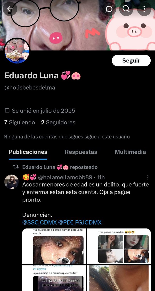 Estás dos cuentas solo se encargan de hacerme mofa y difamarme.

Yo no uso cuentas alternas.