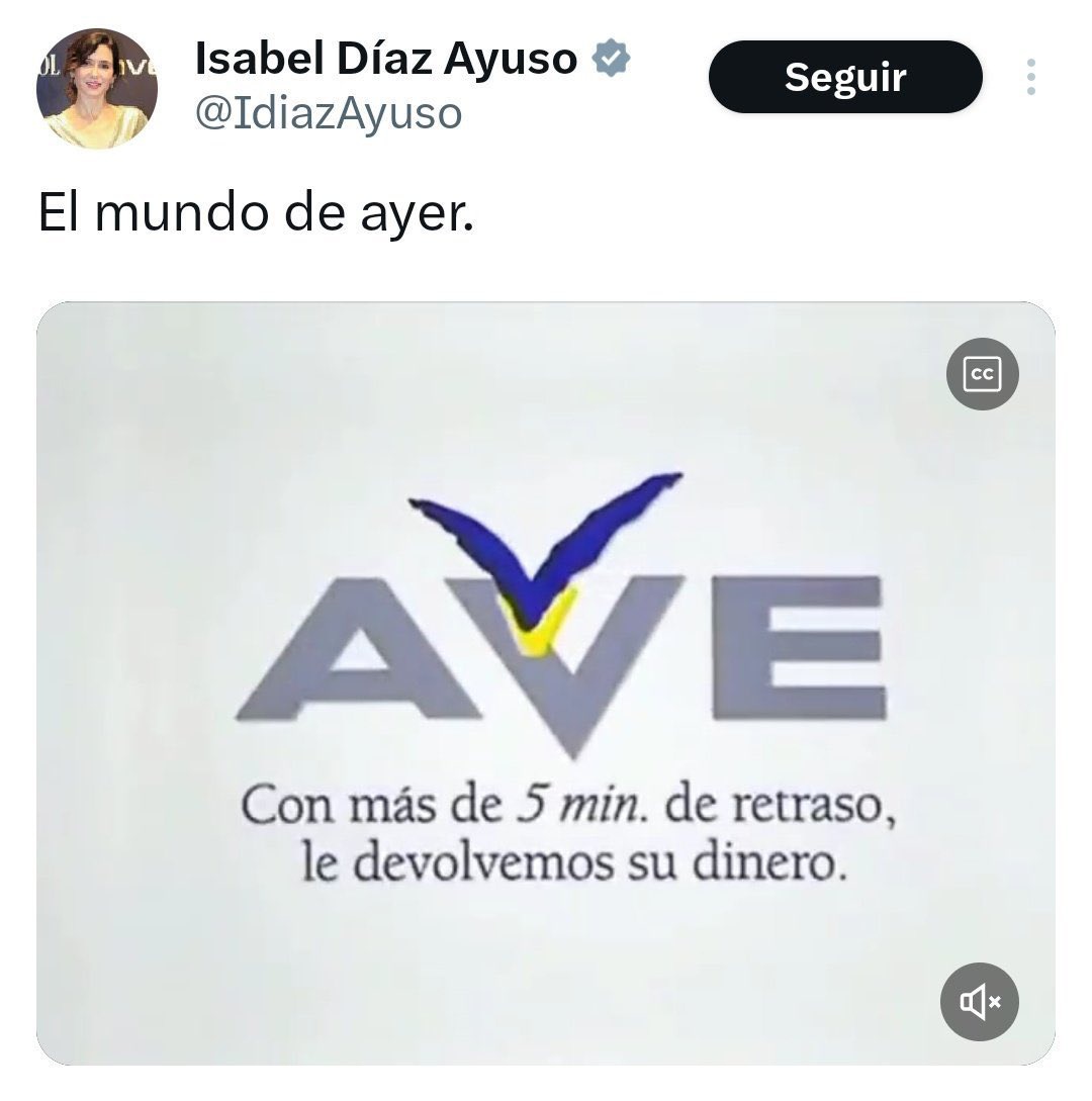 La devolución del importe del billete del AVE Madrid-Sevilla por llegar con más de 5 minutos de retraso se instauró en 1992 por un gobierno del PSOE y se eliminó en 2016 por uno del PP.