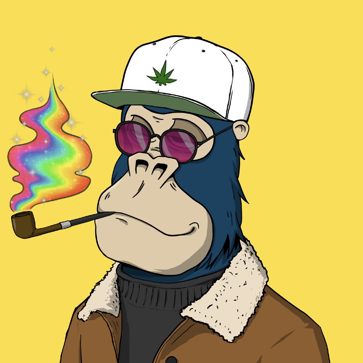 ⬇️…RATE MY KONG…⬆️
I’ll give This Tripping Kong an 8️⃣…
Think he’s enjoying the Little 💨
Rare Magic Pipe 🌈
➕⬜️ Ganja Hat 🌿
➕🟨🔵 n 🟣🟣Shades😎
What do you think 💭 
DROP YOUR SCORE BELOW #️⃣
#ratemykong <a href="/ChilledKongs/">Chilled Kongs</a>