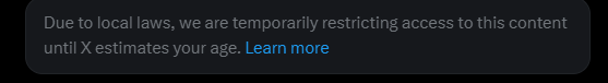 moschops2002's tweet photo. Awesome. I've had this account for 19 years, and @X  can't estimate my age. 

This wasn't even a post about grot, but one about Israel, so why is it being censored? https://t.co/YpbghrL3bG