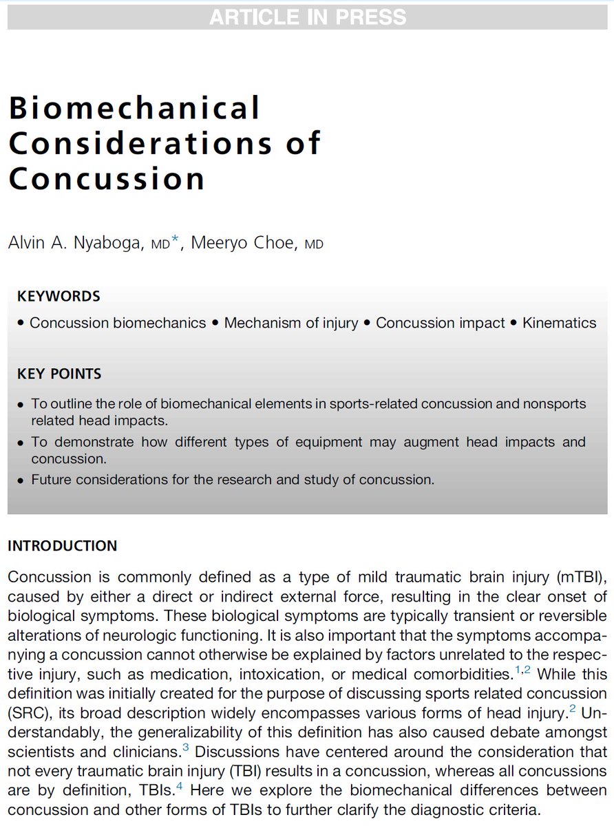 Chris Giza (@griz1) on Twitter photo New post! Biomechanics of Concussion by #NyabogaA & <a href="/meeryo/">Meeryo Choe</a>! <a href="/UCLABrainSPORT/">UCLA Steve Tisch BrainSPORT Program</a> <a href="/uclachildneuro/">UCLA Pediatric Neurology</a> <a href="/UCLANeuros82197/">UCLA Neurosurgery ๐ง </a> <a href="/ChildNeuroSoc/">Child Neurology Society</a> <a href="/cesopenko/">Dr. Carrie Esopenko</a> <a href="/DrEmilyD/">Emily Dennis</a> <a href="/UCLANeurology/">UCLA Neurology</a> <a href="/kristyarb/">Kristy</a> <a href="/Stefan_M_Duma/">Stefan M. Duma</a> <a href="/bdstemper/">Brian Stemper</a> <a href="/PirouzKavehpour/">Pirouz Kavehpour</a> <a href="/UCLAMCH/">UCLAMattelChildrens</a> <a href="/Concussion_ISG/">Concussion in Sport Group</a>
50 days free! authors.elsevier.com/a/1lPPL-M2ykXbm New post! Biomechanics of Concussion by #NyabogaA & <a href="/meeryo/">Meeryo Choe</a>! <a href="/UCLABrainSPORT/">UCLA Steve Tisch BrainSPORT Program</a> <a href="/uclachildneuro/">UCLA Pediatric Neurology</a> <a href="/UCLANeuros82197/">UCLA Neurosurgery ๐ง </a> <a href="/ChildNeuroSoc/">Child Neurology Society</a> <a href="/cesopenko/">Dr. Carrie Esopenko</a> <a href="/DrEmilyD/">Emily Dennis</a> <a href="/UCLANeurology/">UCLA Neurology</a> <a href="/kristyarb/">Kristy</a> <a href="/Stefan_M_Duma/">Stefan M. Duma</a> <a href="/bdstemper/">Brian Stemper</a> <a href="/PirouzKavehpour/">Pirouz Kavehpour</a> <a href="/UCLAMCH/">UCLAMattelChildrens</a> <a href="/Concussion_ISG/">Concussion in Sport Group</a>
50 days free! authors.elsevier.com/a/1lPPL-M2ykXbm