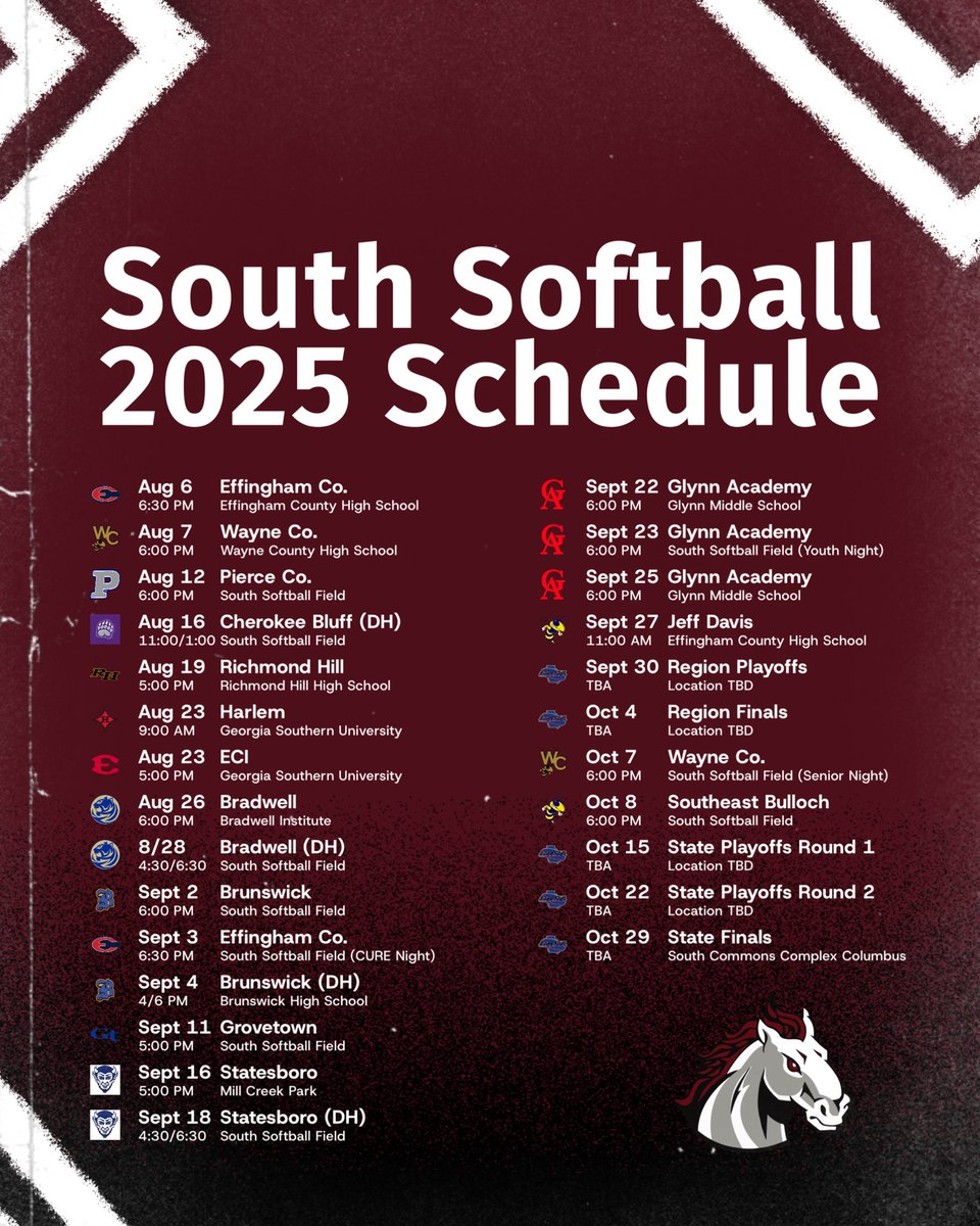Mark your calendars to come watch Mustang Softballers! 

#OurStory | #GoStangs