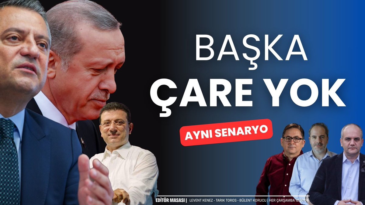 Editör (@tr724editor) on Twitter photo Başka çare bırakmadı
Aynı senaryo!
<a href="/TarikToros/">TARIK TOROS</a>
<a href="/LeventKenez/">Levent Kenez</a>
<a href="/ademyarslan/">ADEM YAVUZ ARSLAN</a> ile Editör Masası
youtu.be/ZI9FPtFaqyo?si… Başka çare bırakmadı
Aynı senaryo!
<a href="/TarikToros/">TARIK TOROS</a>
<a href="/LeventKenez/">Levent Kenez</a>
<a href="/ademyarslan/">ADEM YAVUZ ARSLAN</a> ile Editör Masası
youtu.be/ZI9FPtFaqyo?si…
