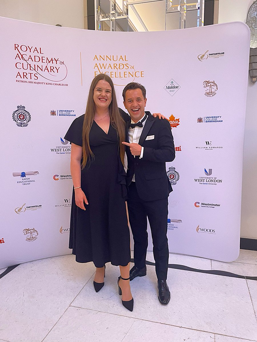 Daniel Crump (@daniel__crump) on Twitter photo Super proud of Zuzanna who achieved the <a href="/AcadCulArts/">Royal Academy of Culinary Arts</a> Annual Awards of Excellence award for service last night at <a href="/ClaridgesHotel/">Claridge’s</a>
Well deserved! Super proud of Zuzanna who achieved the <a href="/AcadCulArts/">Royal Academy of Culinary Arts</a> Annual Awards of Excellence award for service last night at <a href="/ClaridgesHotel/">Claridge’s</a>
Well deserved!