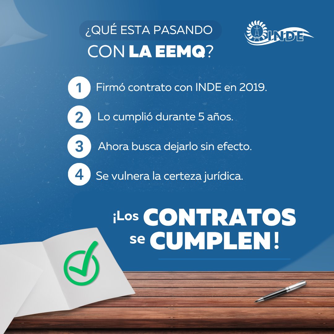 🔴 #DeudaEEMQ #LosContratosSeCumplen #LosContratosSeRespetan ⚡️