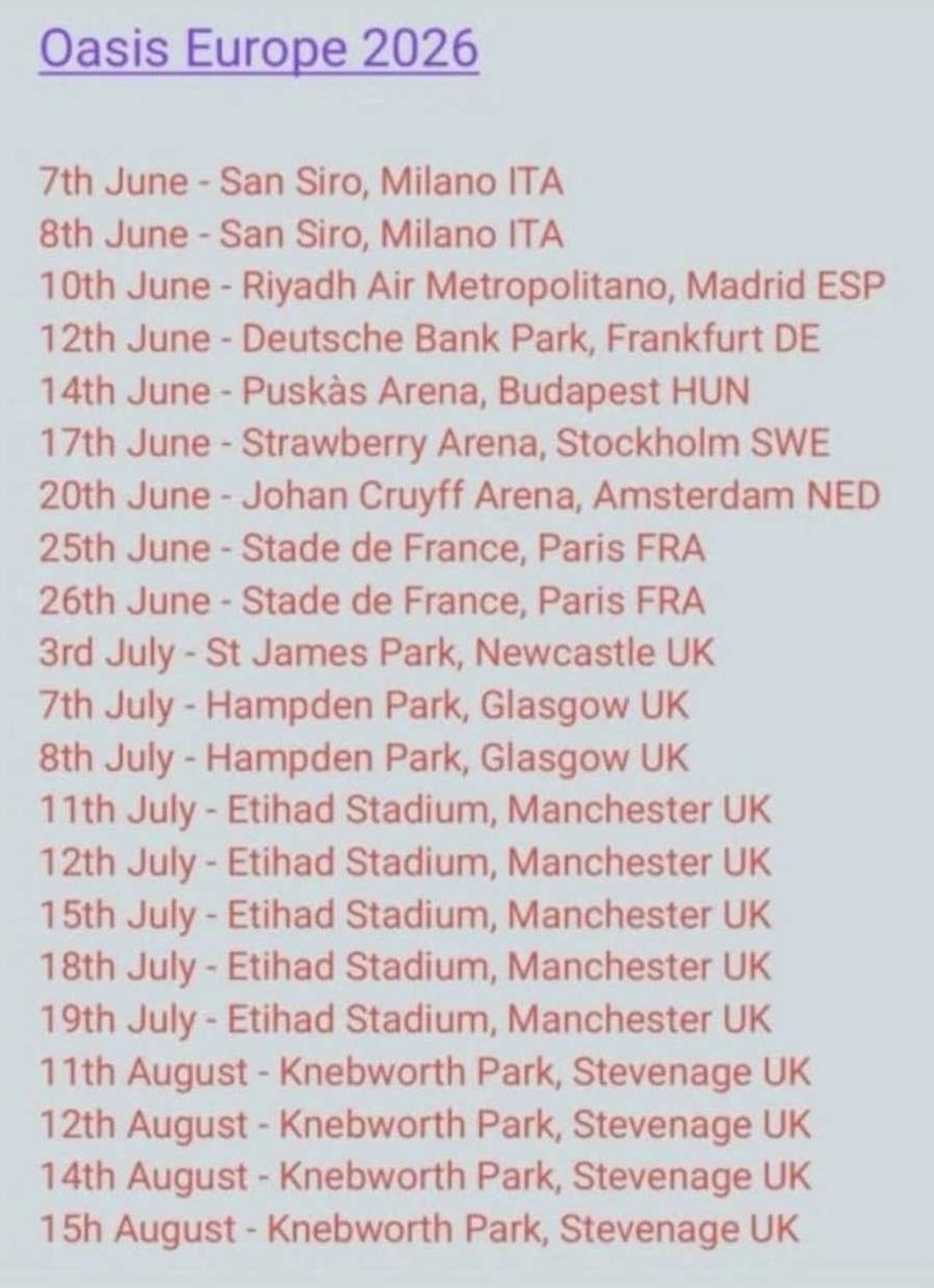 This looks mega but I can’t be arsed waiting that long anyone got 2 tickets for this weekend or what?