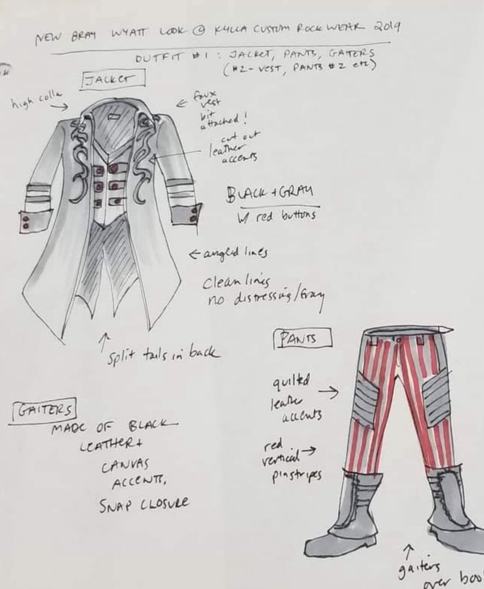 ➡️ On this day in 2019 #BrayWyatt debuted his #TheFiend in the garments I designed and sewed for him! This look is my favorite I ever came up with! WWE likes to write me out of the story/credits on this for some reason, but that’s a curse of mine. RIP #WindhamRotunda ⭕️🕯️