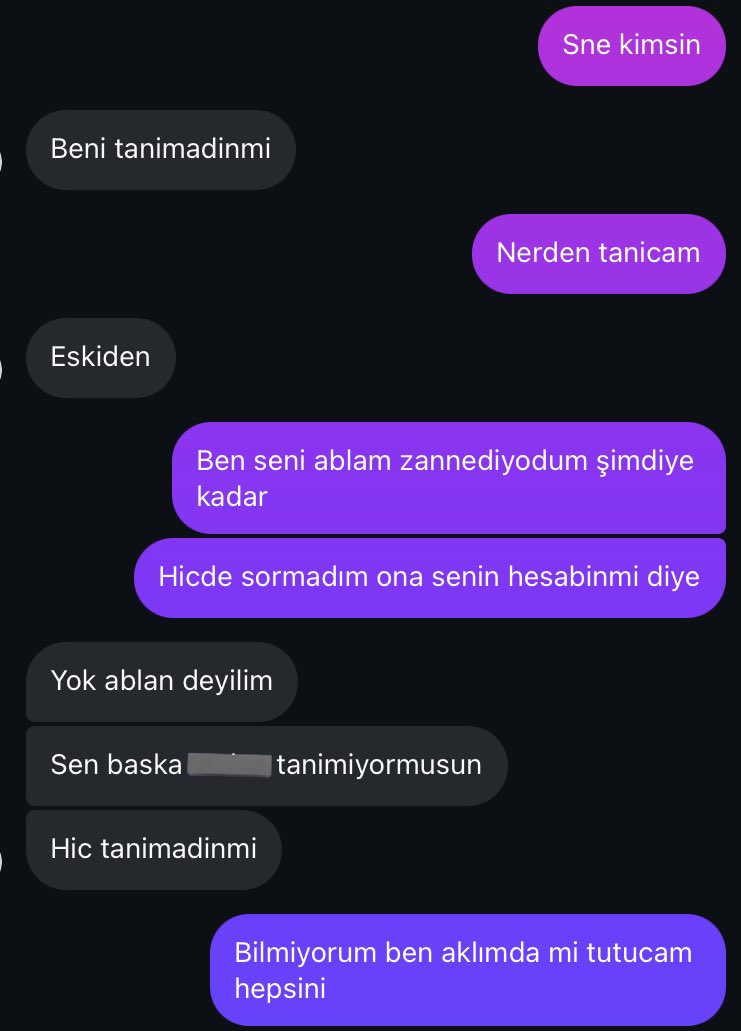 aylardir ablam diye takiplestigim kisi ablam degilmis lan