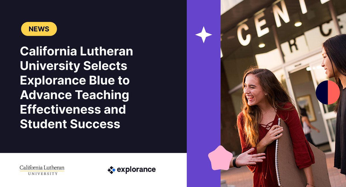 Explorance (@explorance) on Twitter photo Ouvrant la voie à la réussite des étudiants et à l'excellence de l'enseignement, la California Lutheran University a entrepris un voyage transformateur avec #Explorance.
Rejoignez-nous pour célébrer cette approche d'enrichir les expériences académiques !
hubs.la/Q03z3ZDw0 Ouvrant la voie à la réussite des étudiants et à l'excellence de l'enseignement, la California Lutheran University a entrepris un voyage transformateur avec #Explorance.
Rejoignez-nous pour célébrer cette approche d'enrichir les expériences académiques !
hubs.la/Q03z3ZDw0