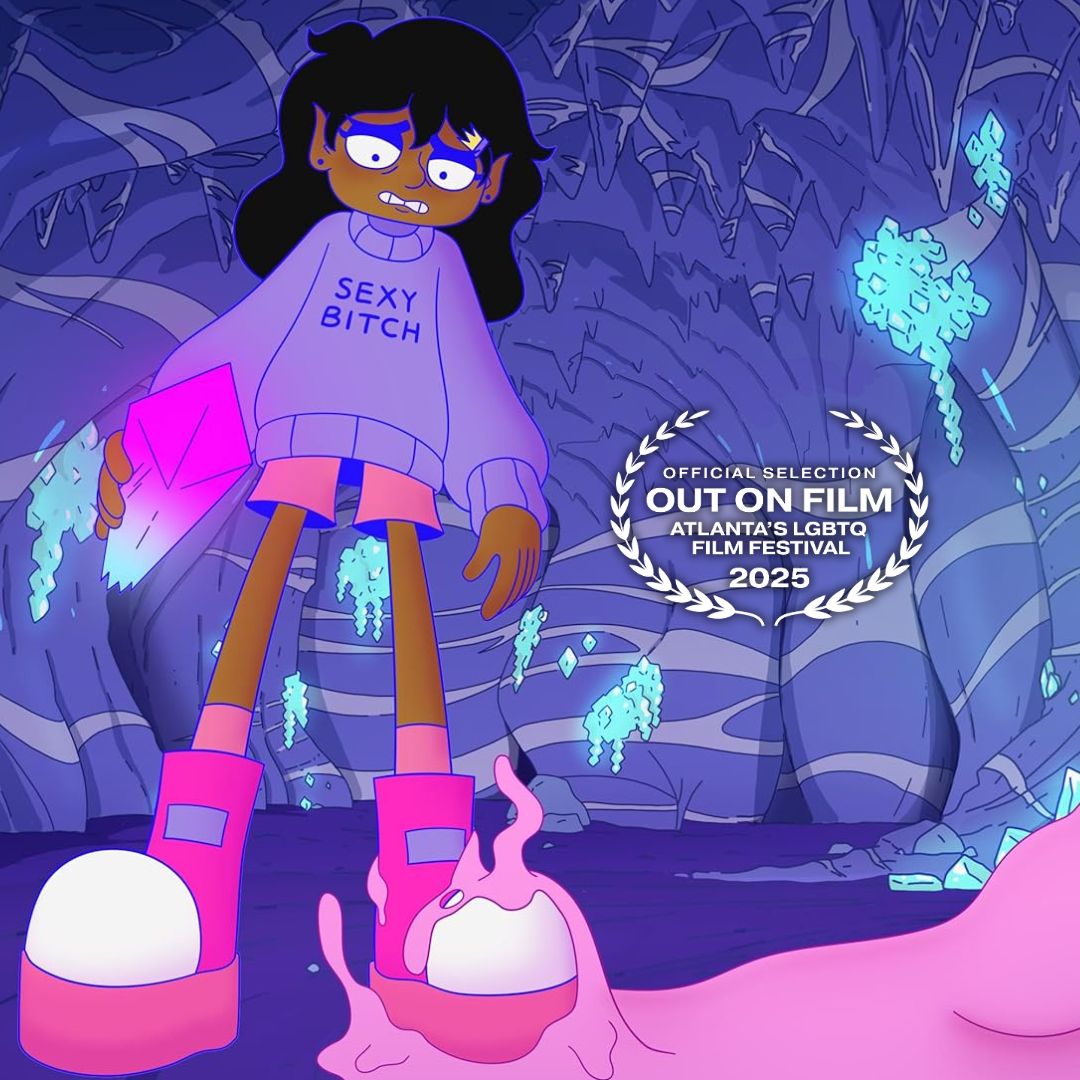 ✨ BLAST OFF INTO GAYLAXY! ✨ Join introverted Saira as she rescues her ex from evil Maliens in this Teddy Award-winning gem! 🚀🌈👽 

#LesbianSpacePrincess #QueerSciFi #OOF2025 #QueerAnimation #OutonFilm2025 #QueerPropaganda
