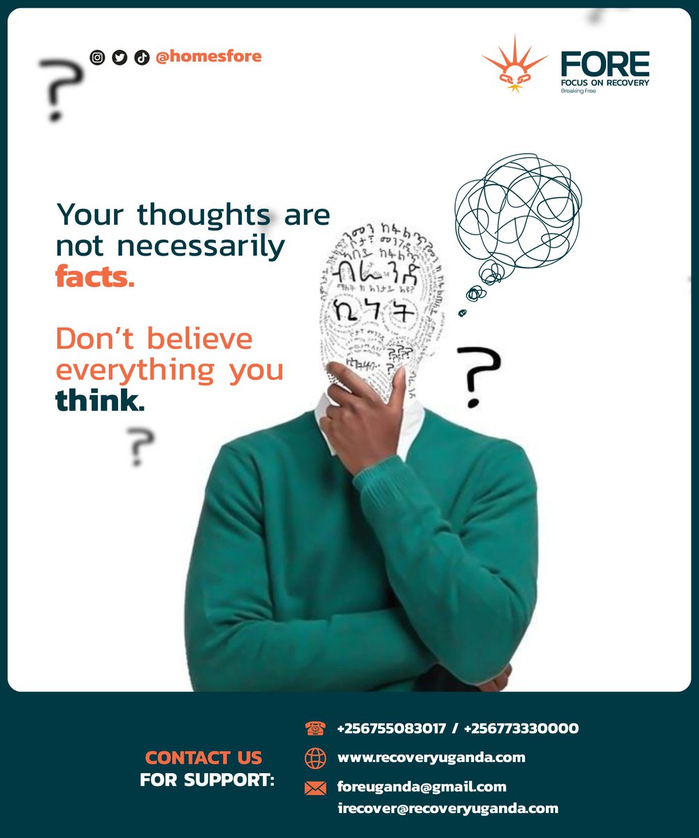 Your thoughts shape your world, choose them wisely.
We’re here to help break the stigma and create space for healing. 😇😊
