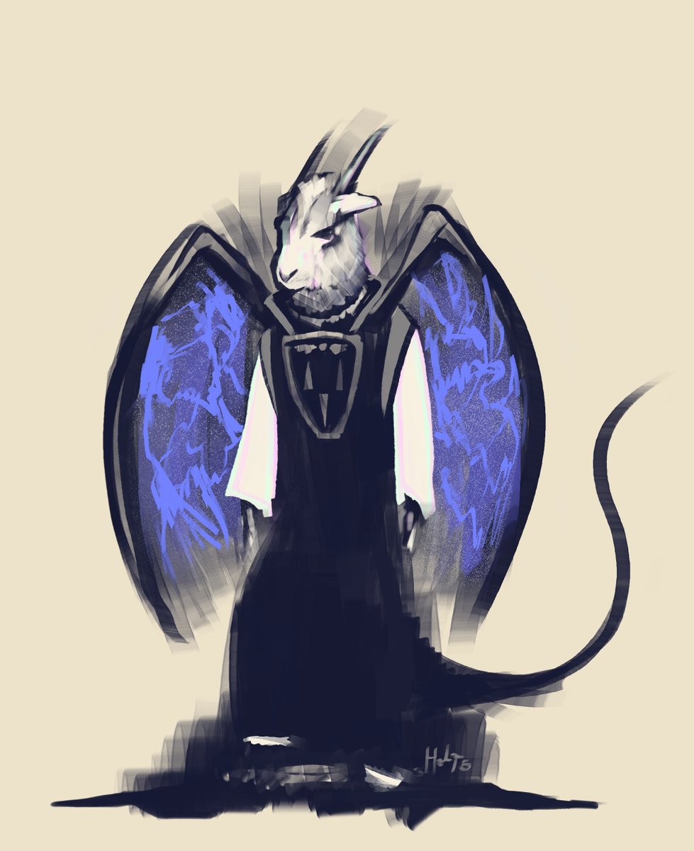 I was looking through my DA gallery not too long ago and saw a rendition of Asriel that sparked a need to redo or at least reapply some creativity to the character. It's been awhile since I've played #Undertale but the music still gets me.