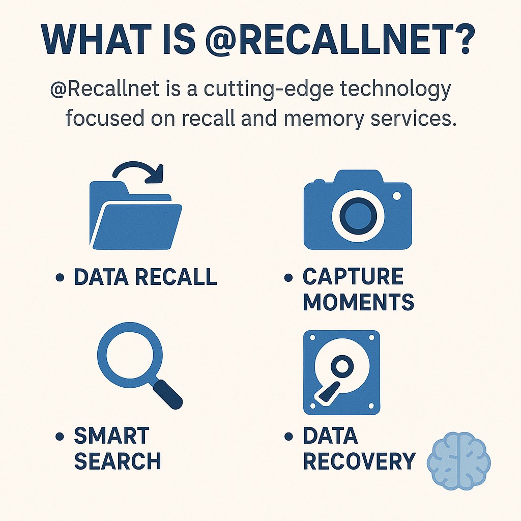 GM sir 
I think community need embrace this project.
<a href="/recallnet/">Recall</a> may be a modern technology that provides a recall or memory service, such as:

A data recall service
Capturing photos or videos
Data search
A service to recover lost data