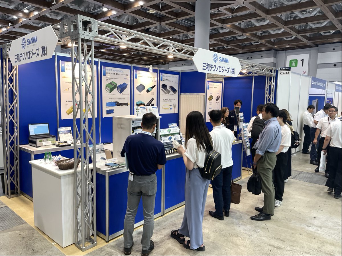 Thank you for visiting our booth today!
We still have 2 more days at COMNEXT — come visit us and explore our latest technologies. 
Booth# C2-32

#COMNEXT #fiberoptics #sanwa
